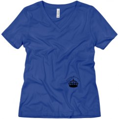 Ladies Relaxed Fit V-Neck Tee