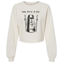 Women's Raglan Pullover Fleece