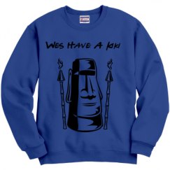 Unisex Film and Foil Crewneck Sweatshirt