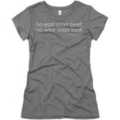 Ladies Slim Fit Super Soft Triblend Tee