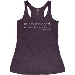 Ladies Slim Fit Super Soft Racerback Triblend Tank