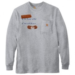 Unisex Carhartt Pocket Long Sleeve Tee