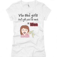 Ladies Slim Fit Basic Promo Jersey Tee