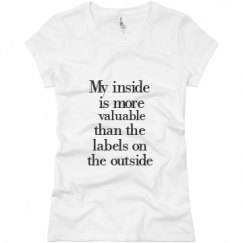 Ladies Slim Fit Basic Promo Jersey Tee