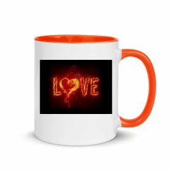 11oz Ceramic Mug with Color Inside