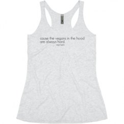 Ladies Slim Fit Super Soft Racerback Triblend Tank