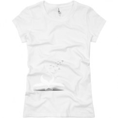 Ladies Slim Fit Basic Promo Jersey Tee