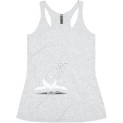 Ladies Slim Fit Super Soft Racerback Triblend Tank