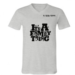 Unisex V-Neck Jersey Tee