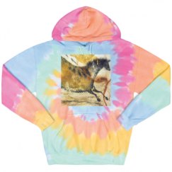 Unisex Tie-Dye Fleece Hoodie