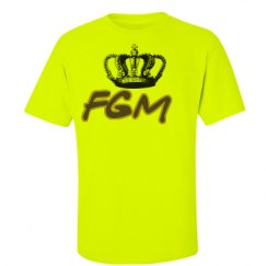 Unisex Ultra Cotton Safety Neon Crewneck Tee