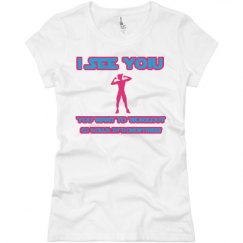 Ladies Slim Fit Basic Promo Jersey Tee