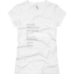Ladies Slim Fit Basic Promo Jersey Tee