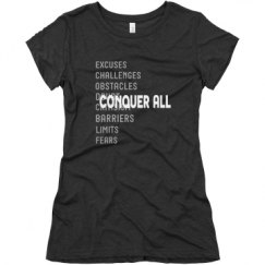 Ladies Slim Fit Super Soft Triblend Tee