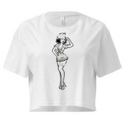 Ladies Festival Cali Crop Top Tee
