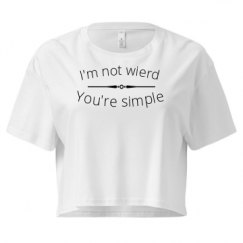 Ladies Festival Cali Crop Top Tee