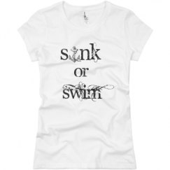 Ladies Slim Fit Basic Promo Jersey Tee