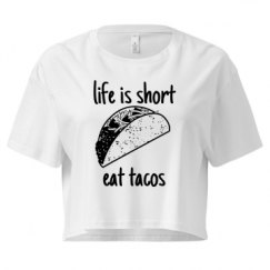 Ladies Festival Cali Crop Top Tee