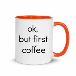 11oz Ceramic Mug with Color Inside