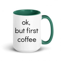 15oz Ceramic Mug with Color Inside