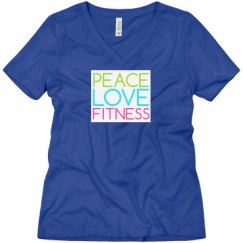 Ladies Relaxed Fit V-Neck Tee