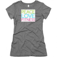 Ladies Slim Fit Super Soft Triblend Tee