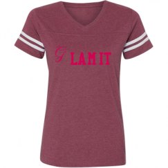 Ladies Relaxed Fit Vintage Sports Tee