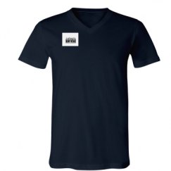 Unisex V-Neck Jersey Tee