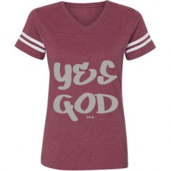 Ladies Relaxed Fit Vintage Sports Tee