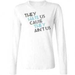 Ladies Relaxed Fit Basic Long Sleeve Tee