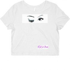 Ladies Slim Fit Crop Top Tee
