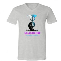 Unisex V-Neck Jersey Tee