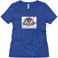 Ladies Relaxed Fit V-Neck Tee