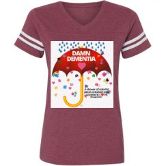 Ladies Relaxed Fit Vintage Sports Tee