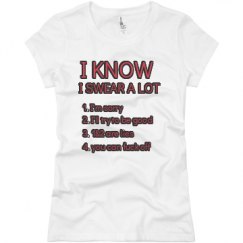 Ladies Slim Fit Basic Promo Jersey Tee