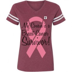 Ladies Relaxed Fit Vintage Sports Tee