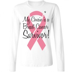 Ladies Relaxed Fit Basic Long Sleeve Tee