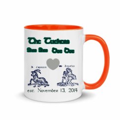 11oz Ceramic Mug with Color Inside