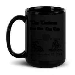 15oz Black Glossy Mug