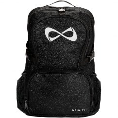 Black Sparkel infinity backpack 