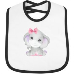 Infant Contrast Trim Bib