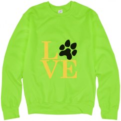 Unisex Neon Crewneck Sweatshirt