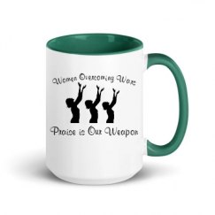 15oz Ceramic Mug with Color Inside