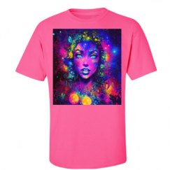 Unisex Ultra Cotton Safety Neon Crewneck Tee