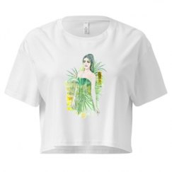 Ladies Festival Cali Crop Top Tee