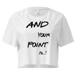 Ladies Festival Cali Crop Top Tee