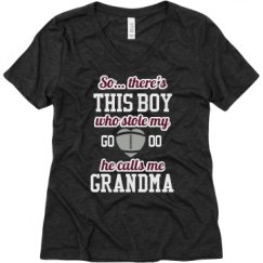 Ladies Relaxed Fit Super Soft Triblend V-Neck Tee