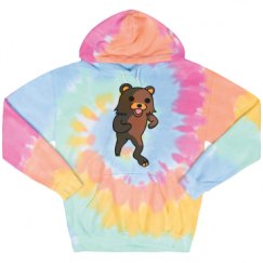 Unisex Tie-Dye Fleece Hoodie