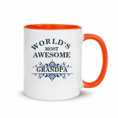 11oz Ceramic Mug with Color Inside