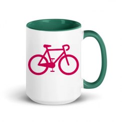 15oz Ceramic Mug with Color Inside